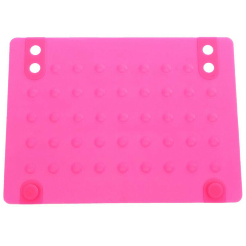Hot Silicone Heat Resistant Mat For Travel Curls Hair Straightener Iron Pad Hair Styling Adapter Salon Styling Straightener Tool