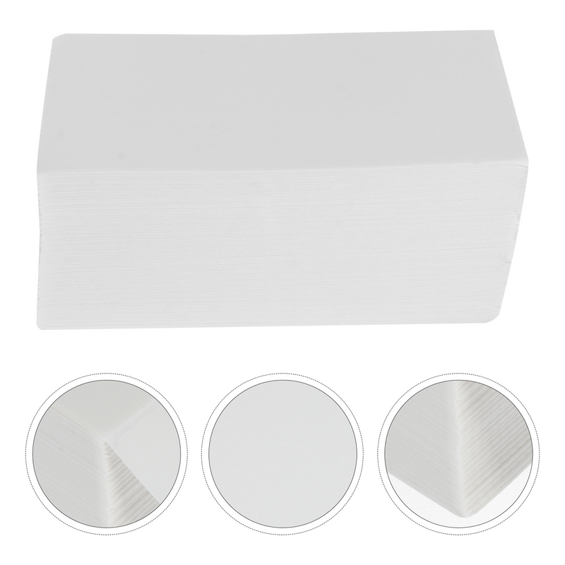 500 pces auto-adesivo etiqueta de correio etiquetas pegajosas preço adesivos papel térmico (branco)
