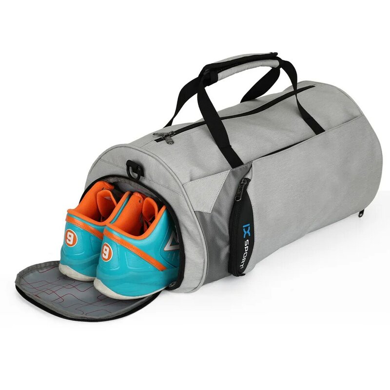 Saco de ginásio seco molhado separação grande capacidade de treinamento saco de desporto ao ar livre bolsa de ombro à mão crossbody saco de viagem yoga