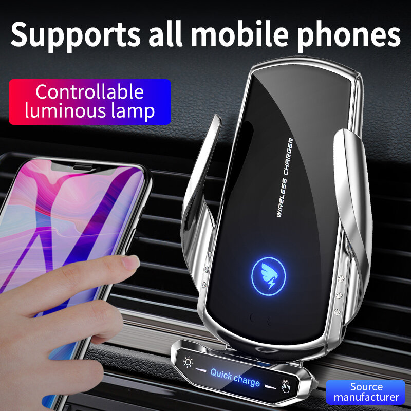 Geavanceerde Auto Multifunctionele Mobiele Telefoon Houder Automatische Sensing Draadloze Oplader Zuignap Outlet Voor Iphone En Android
