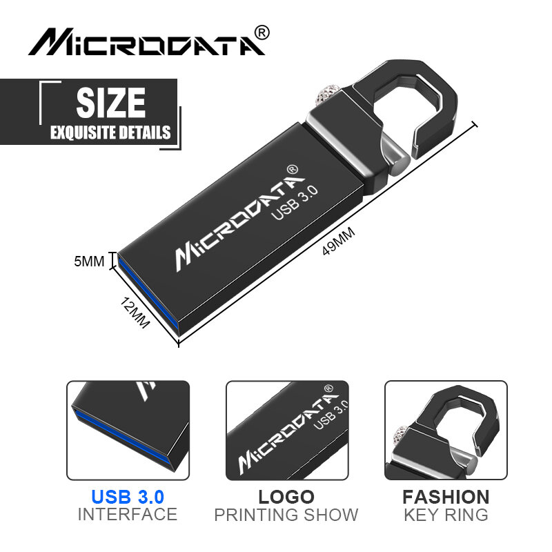 Top qualität 3,0 usb-stick pen drive 128GB 64GB 32GB 16GB Metall schlüssel-stick Karte memory Stick Sticks u disk