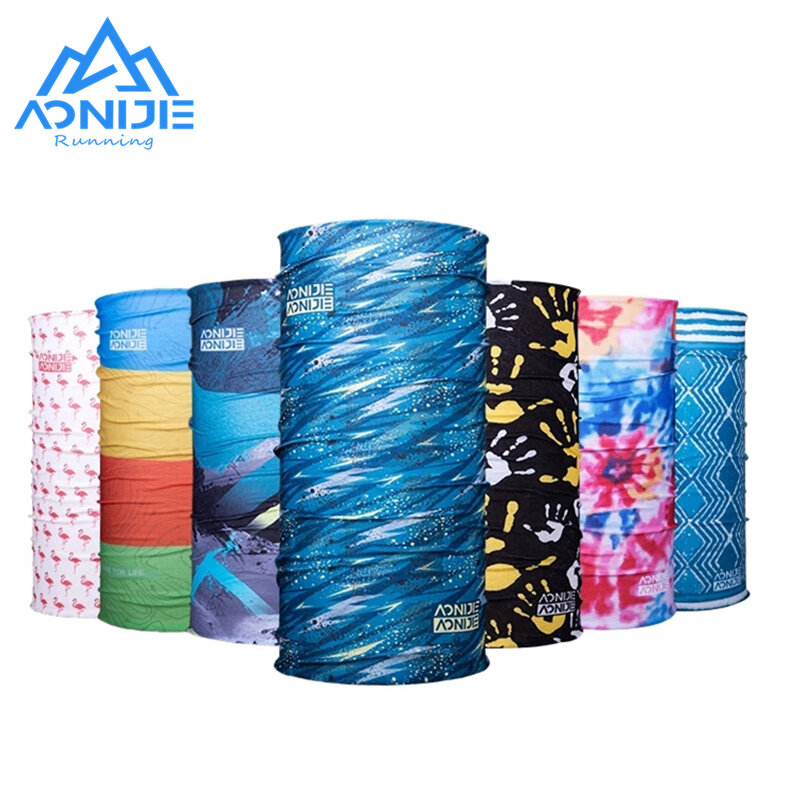 AONIJIE-Pañuelo deportivo para la cabeza, Bandana multifuncional, pasamontañas, banda para el sudor, para ciclismo, Yoga y senderismo