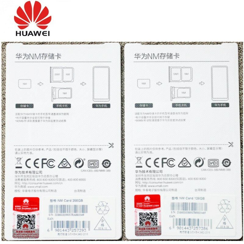 90MB/s Original Huawei NM Card Nano Memory 64GB/128GB/256GB Huawei Mate30 Mate 30 Pro P30 Pro Mate20 Pro X 5G Nova 5 Pro