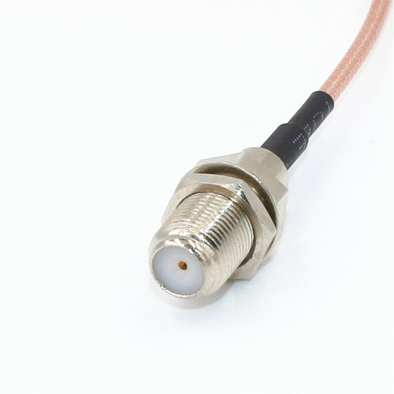 Connecteur femelle Type F vers CRC9 mâle RG316 à Angle droit, câble en queue de cochon, 15cm, pour Modem routeur HUAWEI