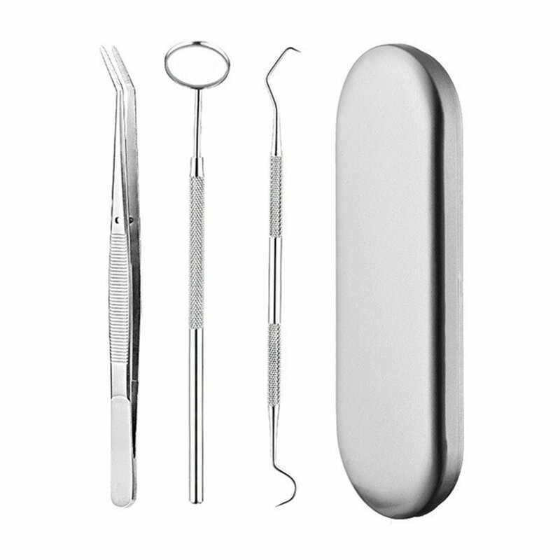 Ferramentas do dentista conjunto de ferramentas de cuidados orais aparelhos de aço inoxidável calculus removedor de dentes ferramentas de limpeza