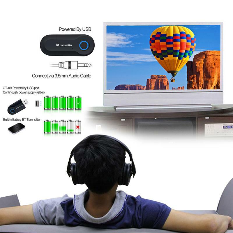 Aux adaptador Bluetooth Spotify transmisor Bluetooth Módulo de Audio Bluetooth Aux portátil adaptador Bluetooth USB inteligente-TV PC