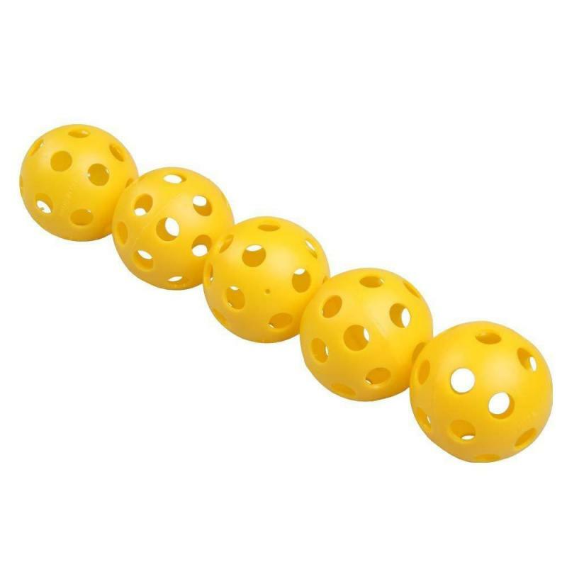Gran oferta bolas Golf 12 unids/set de Whiffle flujo de aire hueco de práctica de Golf entrenamientos deportivos bolas con 26 abeja agujeros