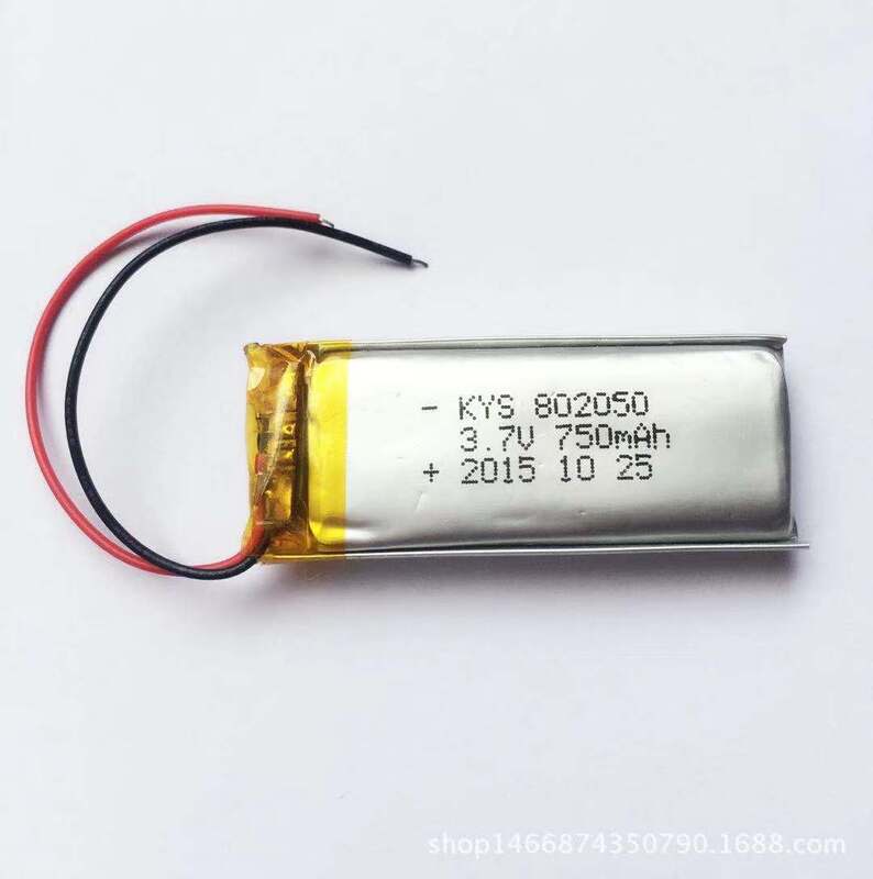 2 Stuks 3.7V 750Mah 800Mah 802048 802050 Volwassen Producten Lithium Polymeer Batterij Navigator Audio Speelgoed Led Test instrument