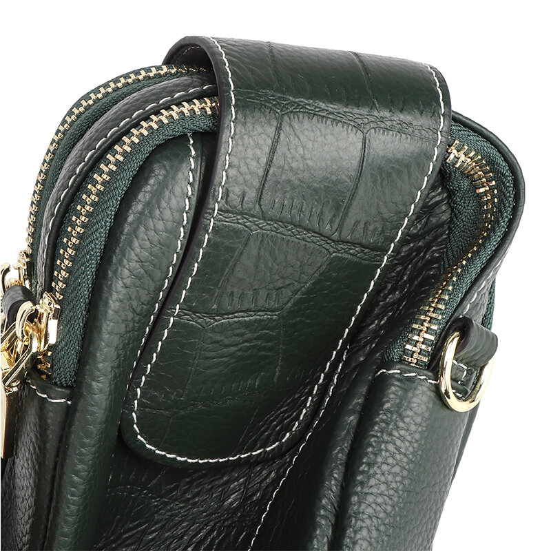 Meossenger-حقيبة يد نسائية بنمط التمساح ، حقيبة كتف ، مربعة ، عمودية ، منقوشة ، جلد