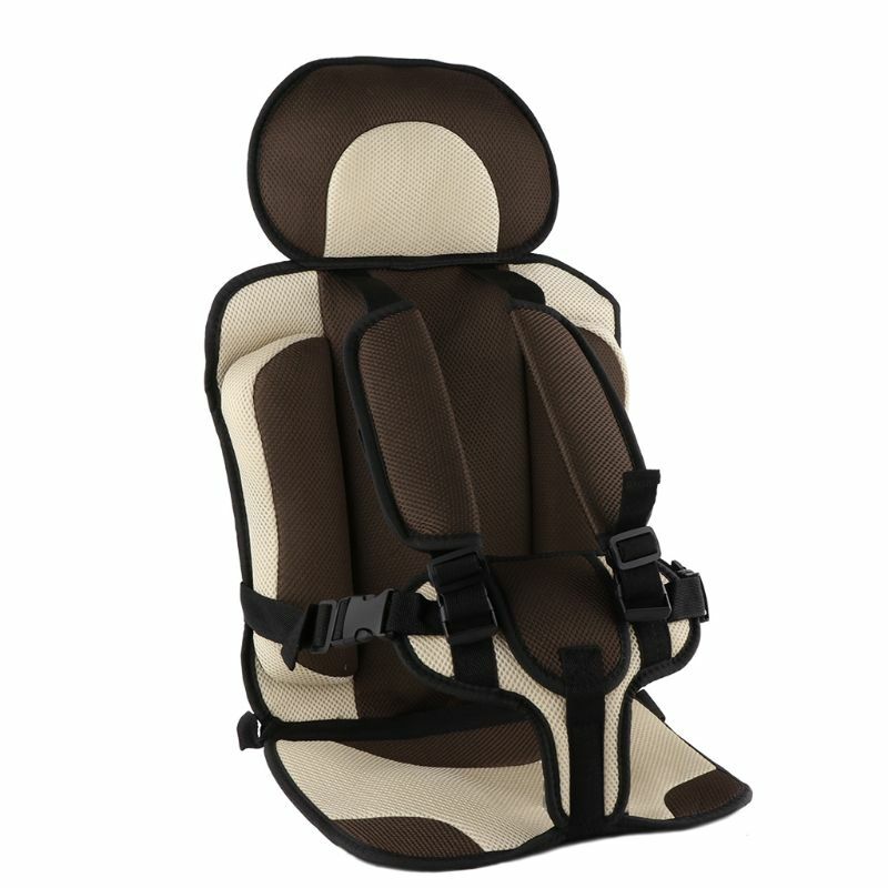 1-5T Travel Baby Safety Seat Cushion With Infant Safe Belt Fabric Mat Little Child Carrier G8TE