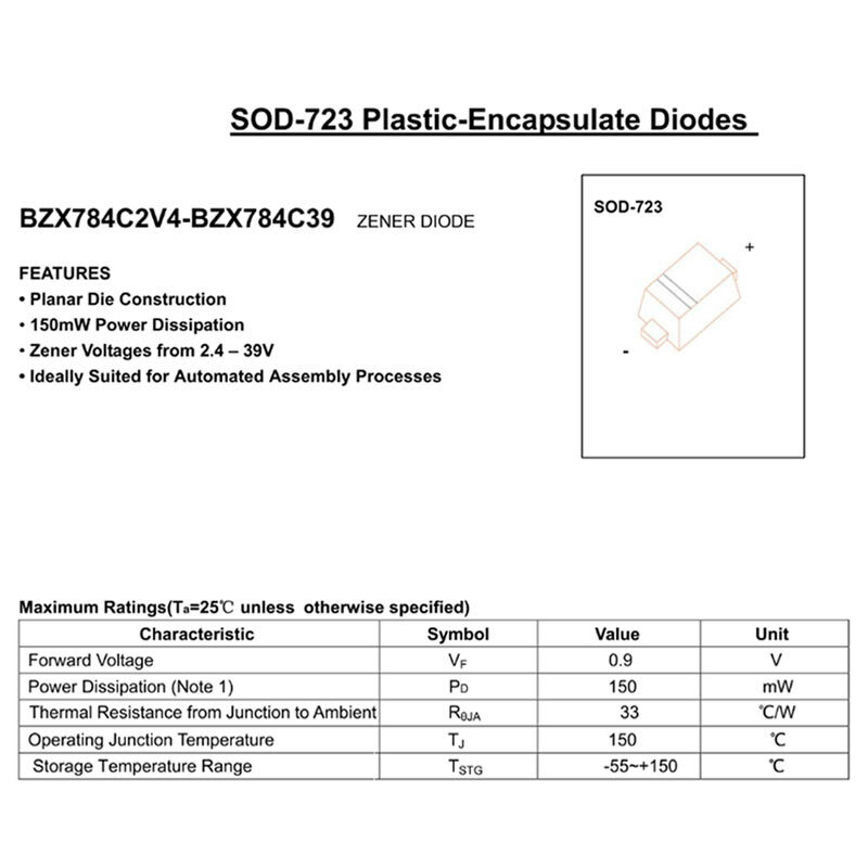 50Pcs SMD Zener Diode BZX84C18 Y6 BZX84C20 Y7 BZX84C22 Y8 BZX84C27 Y10 BZX84C30 Y11 BZX84C33 Y12 BZX84C36 Y13 2.4V-39V IC SOT-23