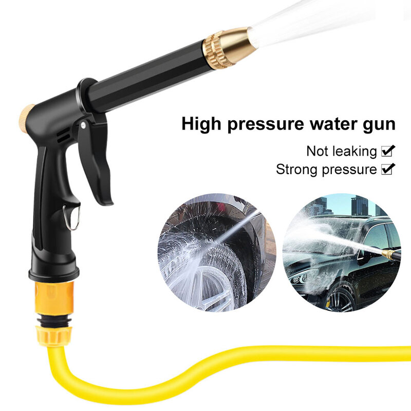 Draagbare Hoge Druk Waterpistool Voor Cleaning Car Wash Machine Tuin Watering Hose Nozzle Sprinkler Schuim Waterpistool Auto gadgets
