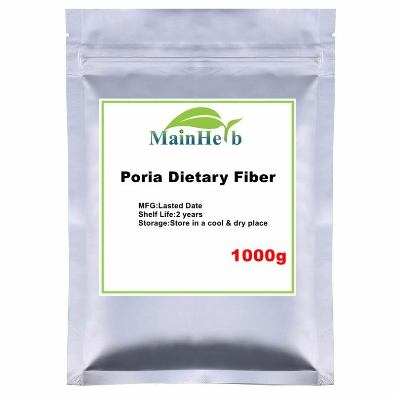 Fibra dietética poria de 50-1000g