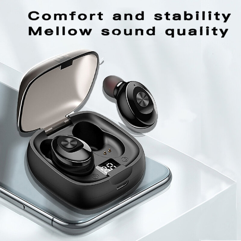 スポーツ防水イヤフォン,ワイヤレスゼロ遅延,Bluetoothヘッドフォン,快適で安定したヘッドフォン,シンプルでポータブル,ロング