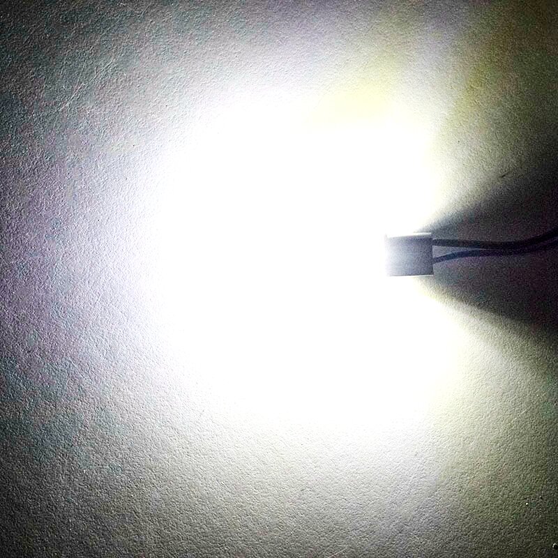 Eliteson – lampes de lecture LED T10 3030 12smd pour voiture, 2 pièces, Canbus W5W 194, dégagement, ampoules latérales à queue compensée Auto, blanc 168, sans erreur
