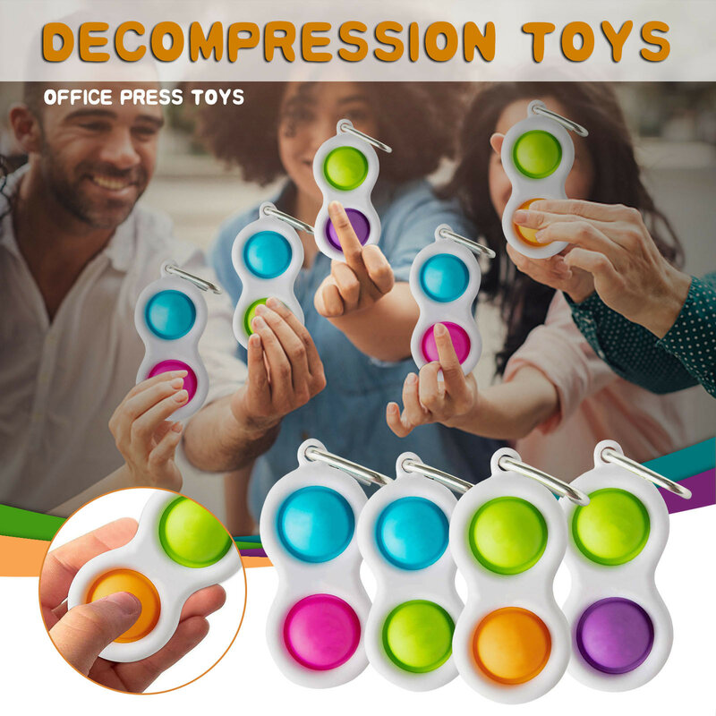 Fidget Simple Dimple Toy Montessori Toys Stress Relief Hand Fidget Toy For Kids Adults Early Educational Autism Special Needtoys