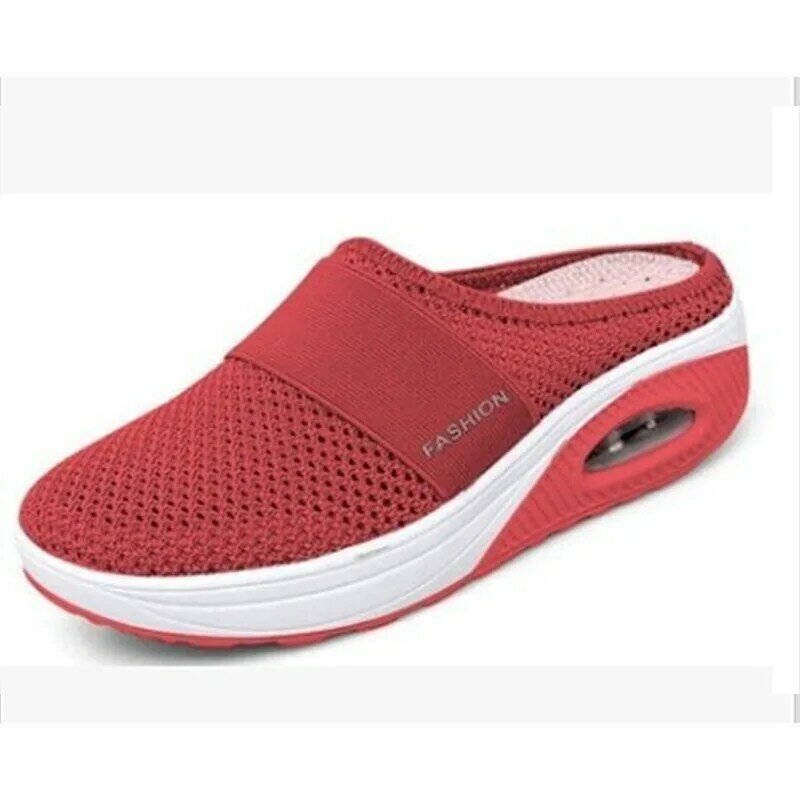 Novità 2022 scarpe da donna scarpe Casual con cuscino per aumento scarpe da ginnastica con plateau antiscivolo per donna pantofole da passeggio per esterno in Mesh traspirante