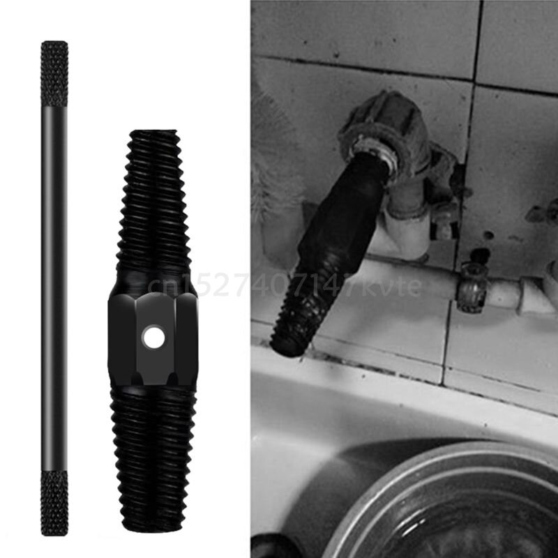 4" 6" Double-head Tap Faucet Valve Screw Extractor Set Damaged Broken Wire Water Pipe Bolt Remover Multipurpose House
