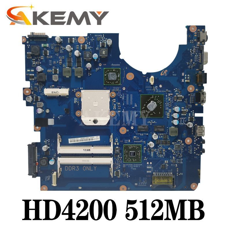 BA41-01359A untuk Samsung R525 NP-R525 Motherboard Laptop HD4200 512MB DDR3 100% Test Bekerja Gratis Cpu BA92-06827A BA92-06827B