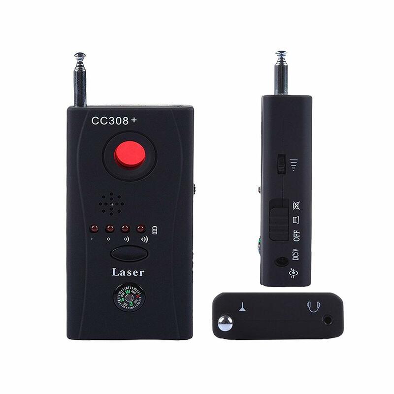 CC308 Full Range Anti - Spy Bug Detector Mini Wireless Camera Hidden Signal GSM Device Finder Privacy Protect Security