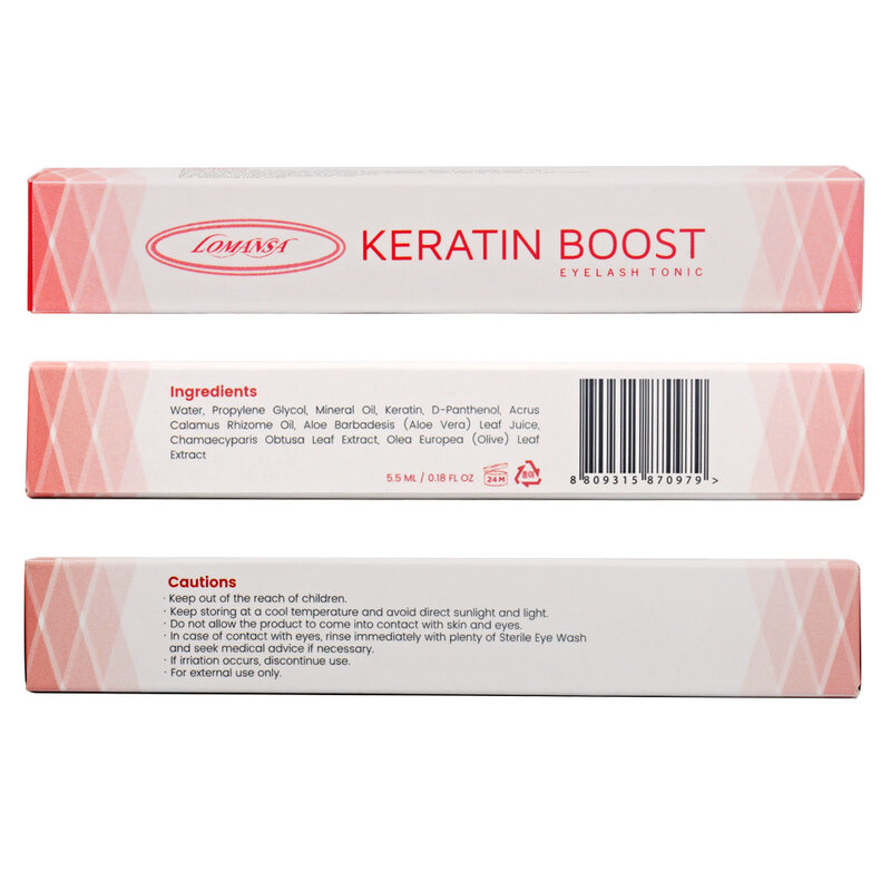5.5ml Eyelash Extension Keratin Boost Korea Eyelash Tonic Lashes Lifting Perm Tonic Eyelash Eyebrow Keratin Boost Tonic