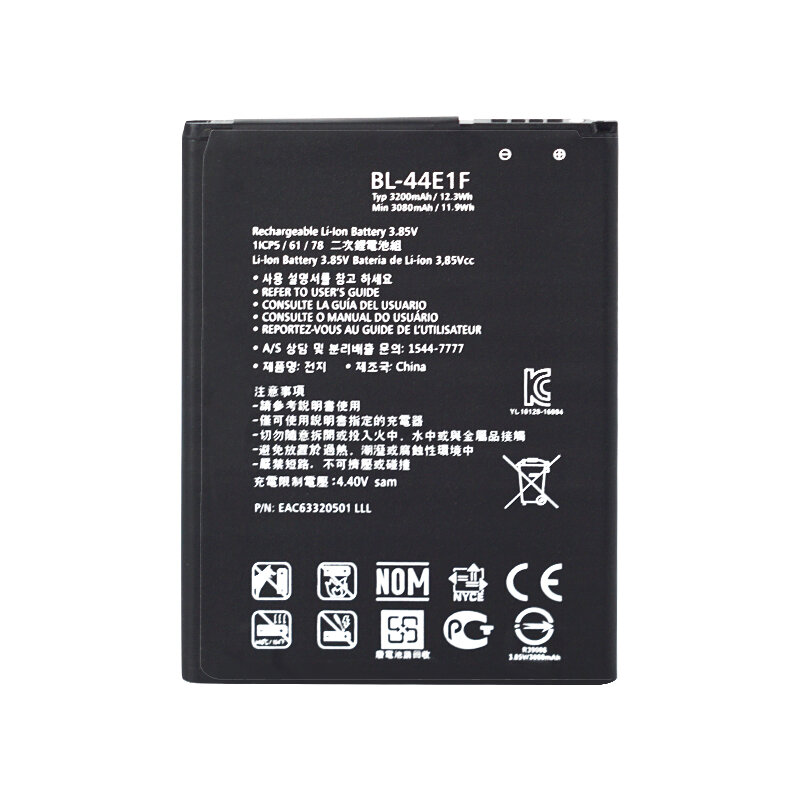 OHD Bateria Do Telefone Original Para LG G3 G4 G5 V20 K10 Bateria LTE BL-53YH BL-51YF BL-42D1F BL-45A1H BL-44E1F Baterias