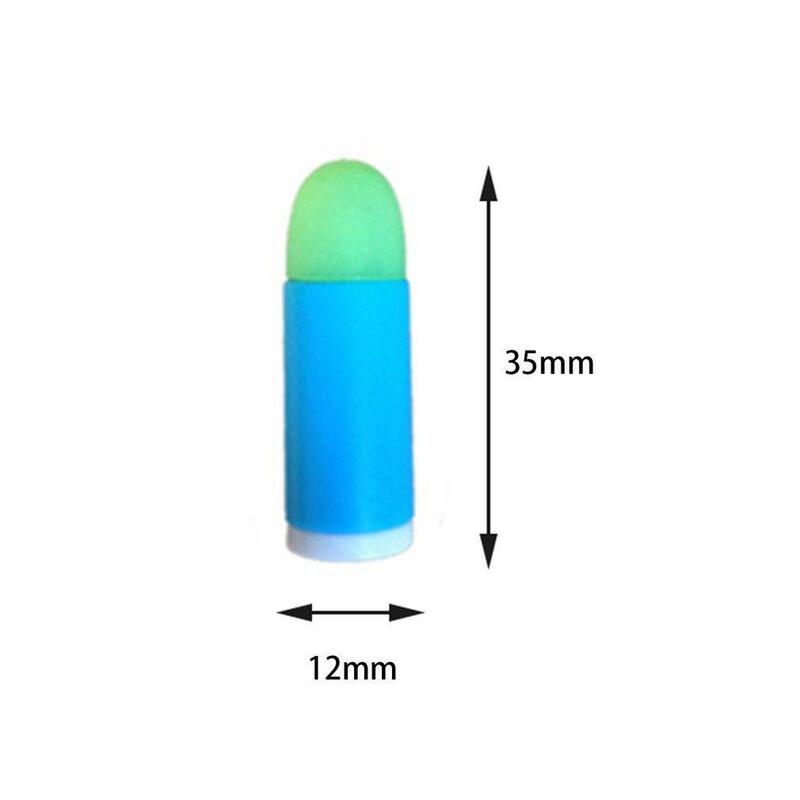 10pcs/lot Colorful Luminous Bullets Mini Soft Bullet Toy Gun For Pistol Gun LN