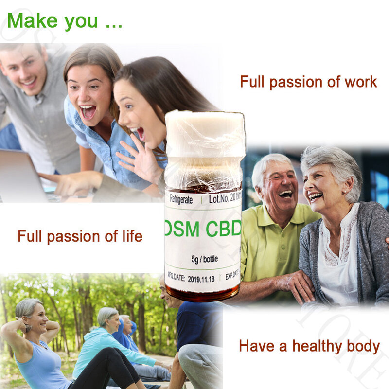 OSM-extracto de aceite de cáñamo de CBD de espectro completo, 100% de cáñamo, 88% elementos de CBD, relajar la mente y reducir la ansiedad y aliviar el dolor, 5ML