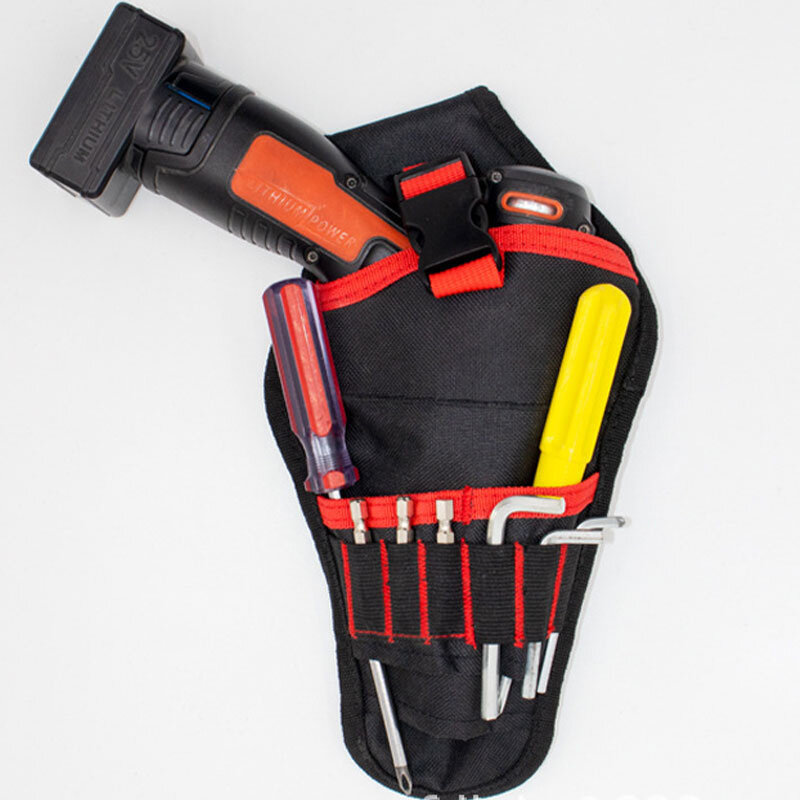 Étui de perceuse étanche multifonctionnel, sac à outils de taille, ceinture électrique, sac à outils, clé, marteau, tournevis, sac