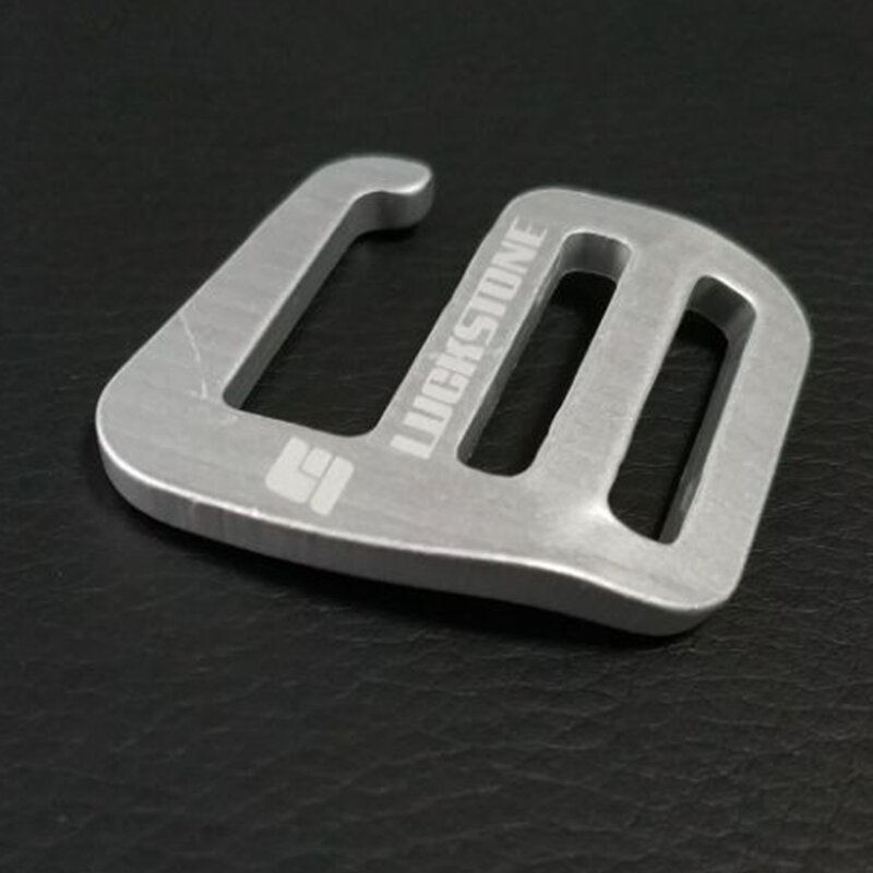 Алюминиевая пряжка с крючком G, 2 шт., легкая и прочная, 55x40x4 мм, серебристая