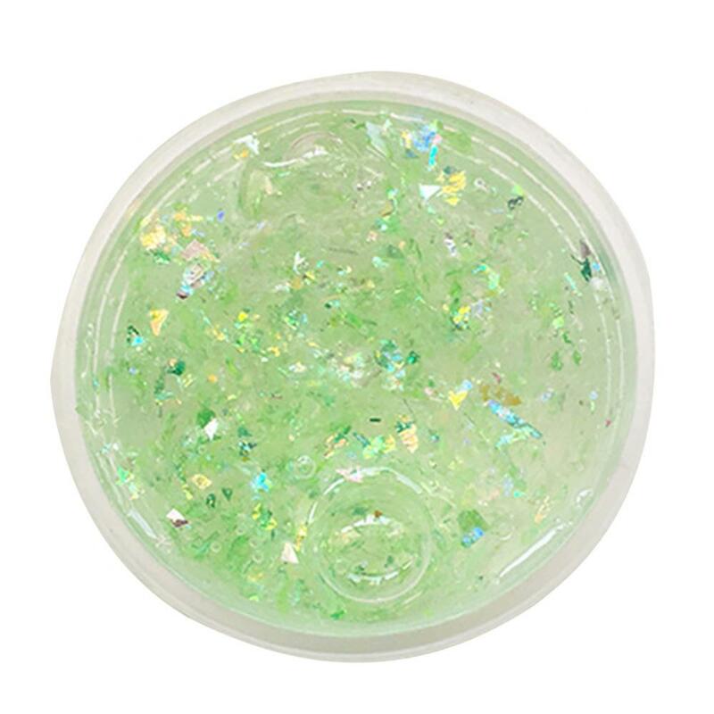60ml DIY Glitter lentejuelas lodos Slime, lodo para aliviar el estrés de masilla niños de arcilla