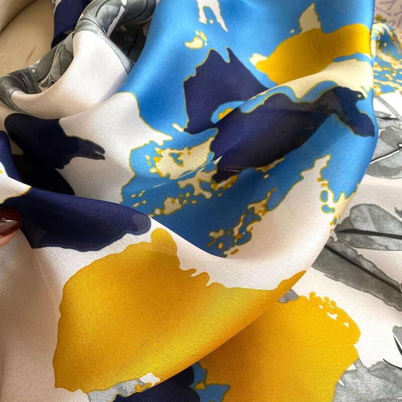 180x90cm Silk Schal Für Frauen, Bandana Lange, Wrap Schal, Hijab, Stille, strand Sarong, Modische, 2021 Schal Schal Großhandel
