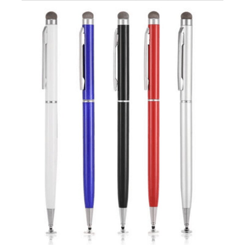 1Pc Mini 14Cm Mobiele Telefoon Stylus Fijne Punt Ronde Dunne Tip Capacitieve Touchscreen stilo penna universale