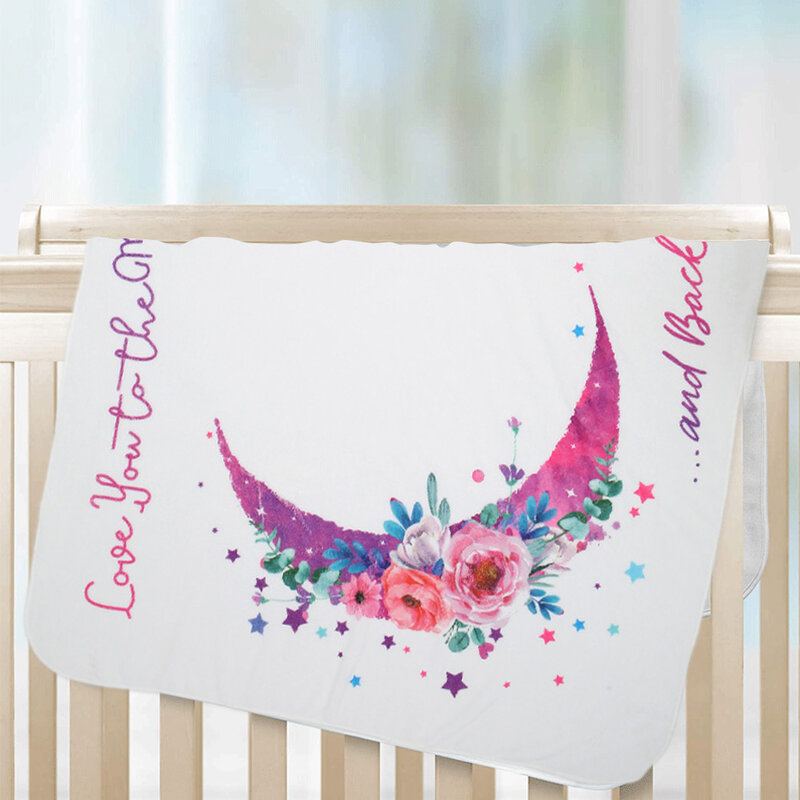 2020 Newborn baby Blanket Monthly Growth Milestone Blanket photography props Background Cloth Commemorate Rug cobijas para bebe