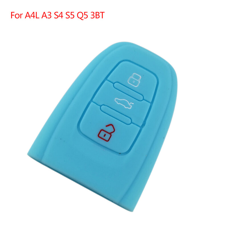 Silicone Skin Cover Bescherm Smart Remote Key Case Fob Shell 3 Btn