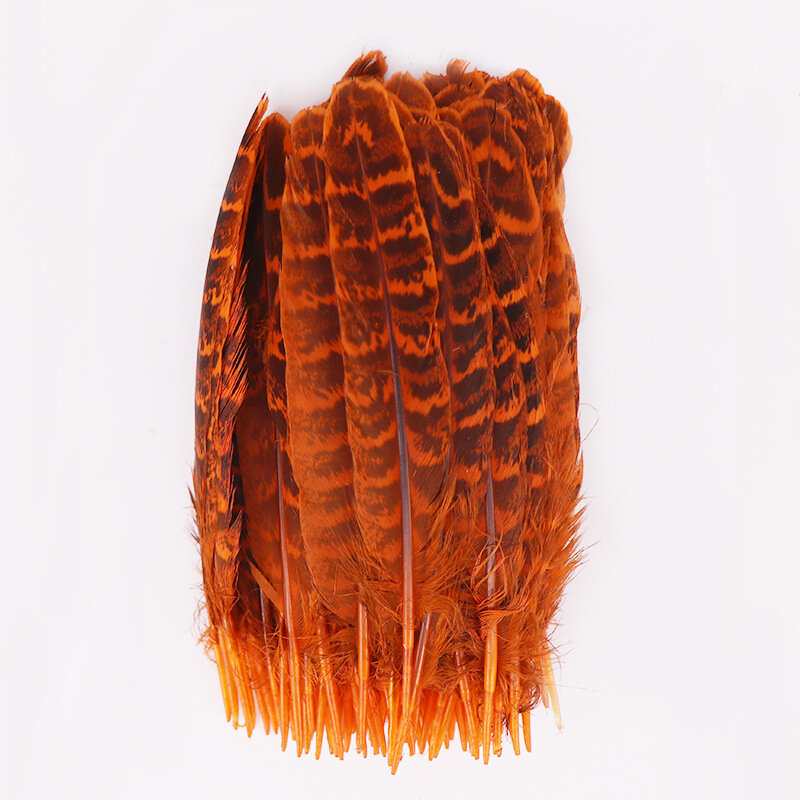 Оптовая продажа, натуральные окрашенные женские перья фазана, изготовление ювелирных изделий 4-6 дюймов/10-15 см, свадебные перья для рукоделия, карнавальные плюмашки