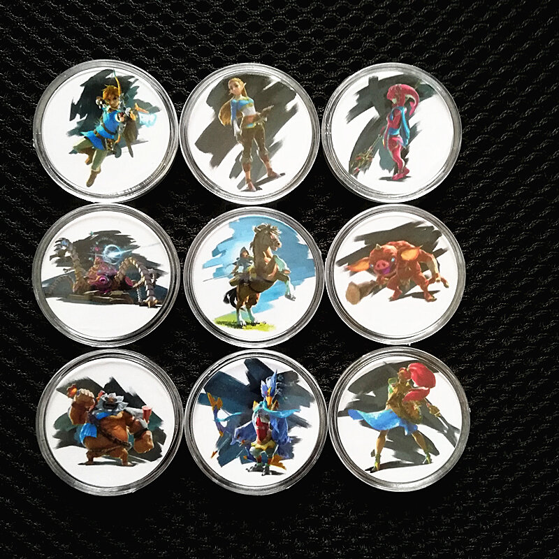 25Pcs/Set Zeldaes BOTW Game Collection Coin Amxboo NFC Card Amxxbo Ntag215 Chip NS Switch Fast Shipping