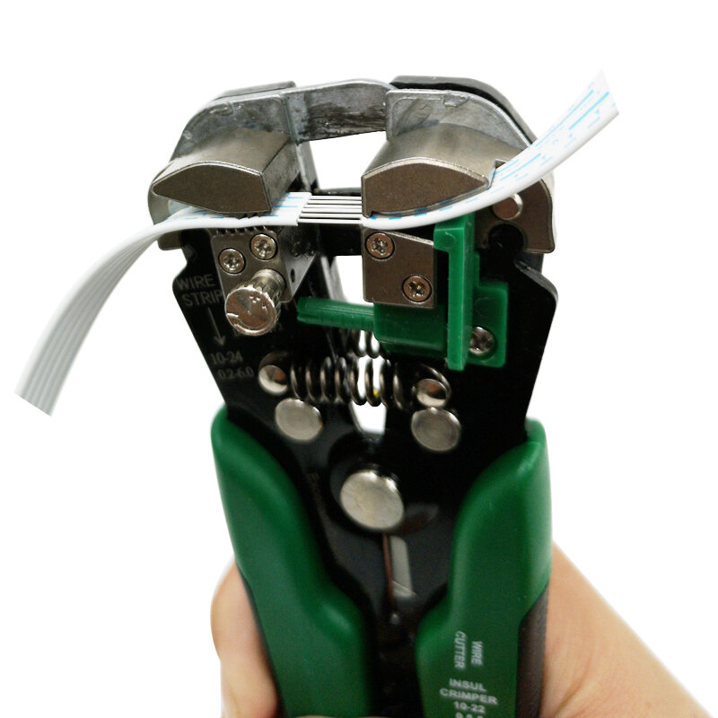 Zaciskarka automatyczna do zdejmowania izolacji, przecinak do kabli, wielofunkcyjne narzędzie, szczypce, zacisk 0,2-6,0mm 2 narzędzia