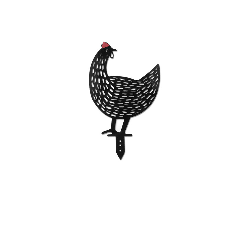 Ayam Akrilik untuk Berkebun Rumput Dekorasi Taman Kartu