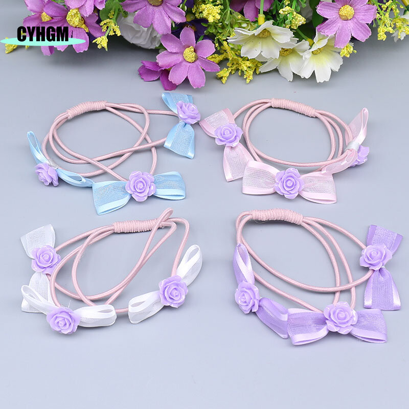 Nieuwe Mode Gumki Doen Wlosow Haar Touw Accessoires Voor Vrouwen Hair Ties Elastische Haarbanden Meisjes Haar Band B01-1