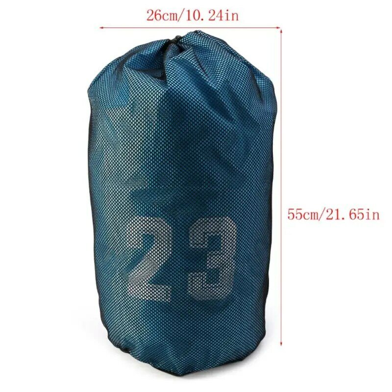 كرة السلة حقيبة كرة القدم الكرة الطائرة حقيبة الرياضة في الهواء الطلق اللياقة البدنية تخزين عبر الجسم التدريب حقيبة التخزين-برتقالي