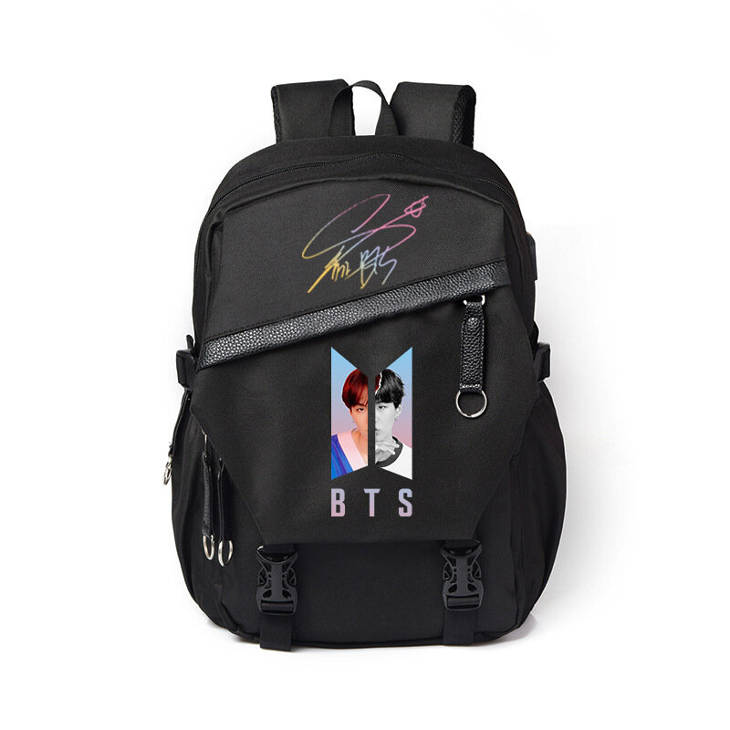 Новый стиль, школьная сумка, связанные с принтом знаменитостей, рюкзак, мужская и женская мужская повседневная спортивная школьная сумка