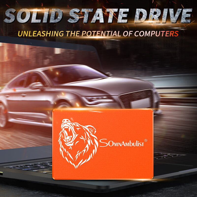 Naranja SSD para portátiles construido en unidad de estado sólido de la capacidad de 120gb y 240gb 480gb 2,5 gb 960gb sata3 2tb 2,5 pulgadas