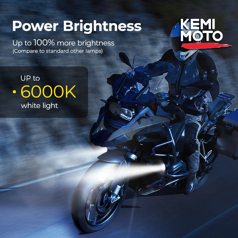 E9 Mark Lampu Kabut LED untuk Motor BMW R1250GS ADV F800GS R 1250 GS LC untuk Yamaha MT07 MT09 Rakitan Lampu Kabut Tambahan