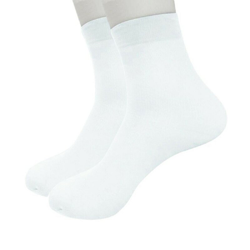 1 par de calcetines cortos para hombre de fibra de bambú Ultra finos elásticos corto sedoso de seda calcetines para hombre transpirables calcetines mujer