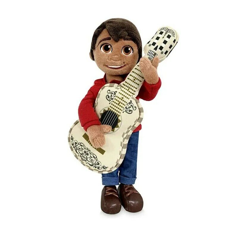 Peluche de Disney Pixar Miguel con guitarra, juguete de peluche, Coco, pequeño, 11'