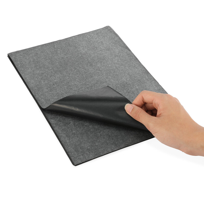 100Pc กระดาษคาร์บอน A4 ForTracing สีดำกราไฟท์โอนแผ่นคัดลอกภาพวาดรูปแบบผ้าใบไม้กระดาษอื่นๆพื้นผิว