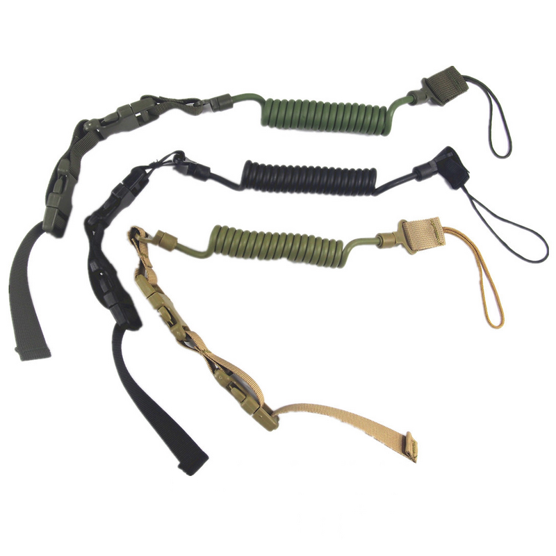 Tactical Hunting Molle Airsoft Bag Spring Strap Belt Backpack Hand Shooting Pistol   Sling Tool
