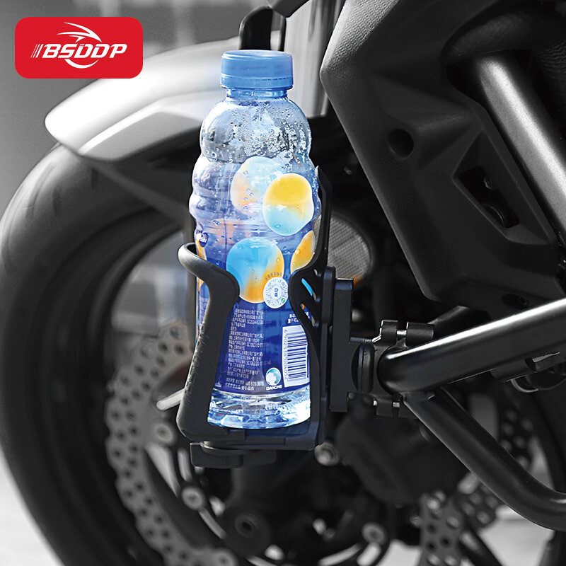 Soporte para botella de motocicleta, portabotellas portátil para montar en bicicleta, conjunto de Soporte para vasos desmontable, suministros de viaje al aire libre