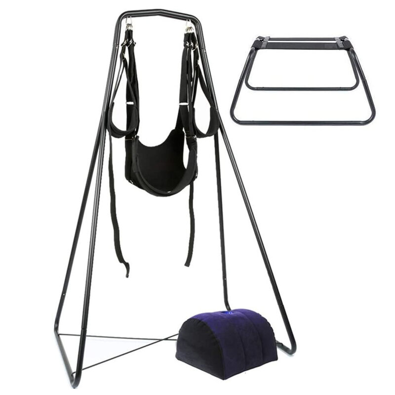 Sex Swing Stand Adult Sex Furniture Kit Erotic Games Love Chair Hammock Pillow Wedge Cushion Bondage Set Toys For Couples